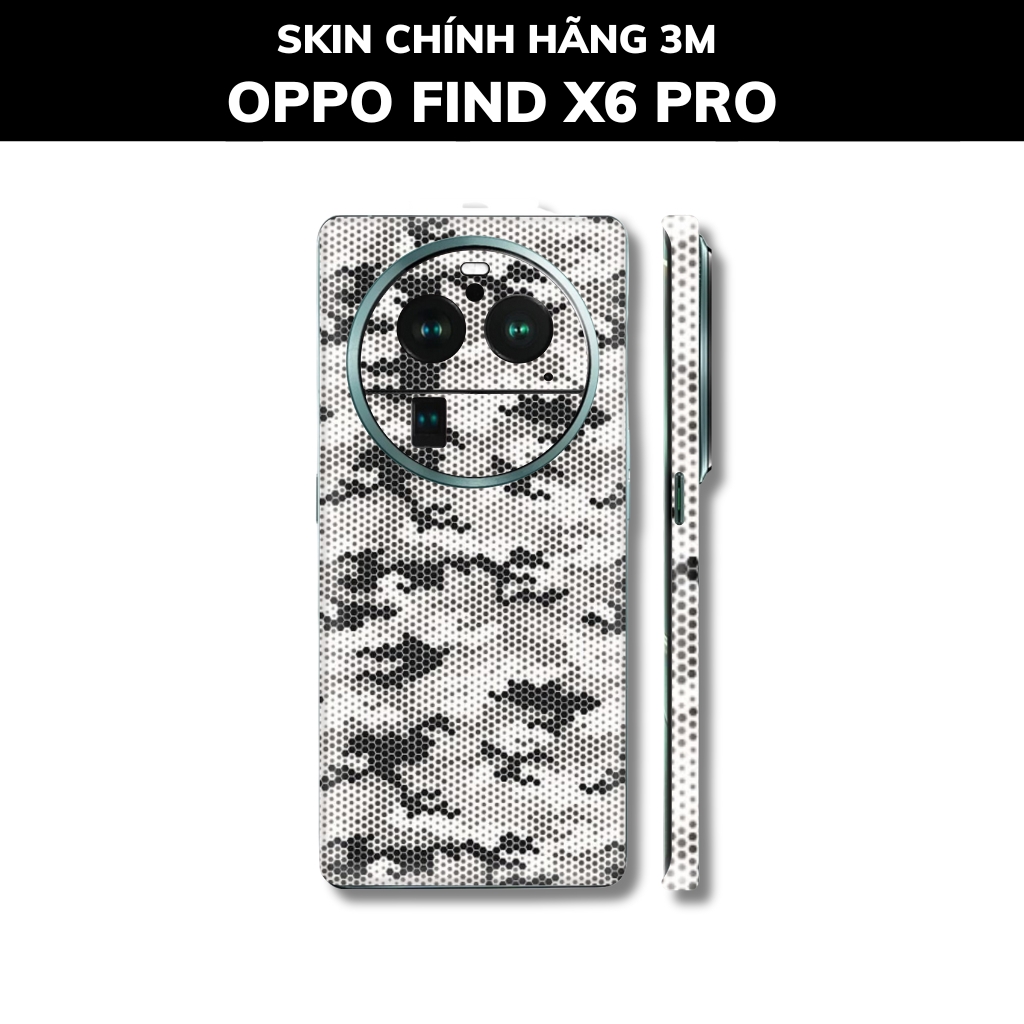 Dán skin điện thoại Oppo Find X6 Pro full body và camera nhập khẩu chính hãng USA phụ kiện điện thoại huỳnh tân store - Mamba White - Warp Skin Collection