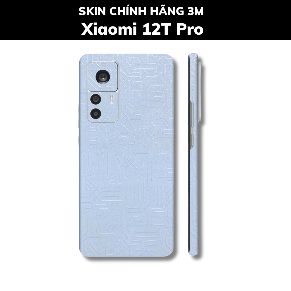 Skin 3m Mi 12T, Mi 12T Pro, K50 Ultra full body và camera nhập khẩu chính hãng USA phụ kiện điện thoại huỳnh tân store - Electronic White 2022 - Warp Skin Collection