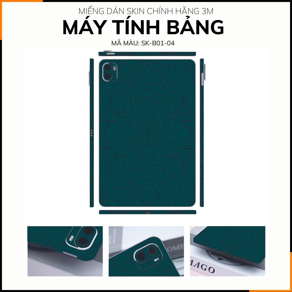 Dán skin máy tính bảng xiaomi, huawei, oppo, lenovo, google, microsoft, vivo  full body và camera chính hãng ORAFOL nhập khẩu từ ĐỨC MÁY TÍNH BẢNG  - ELECTRIC GREEN -  SK B01 04 phụ kiện điện thoại huỳnh tân store
