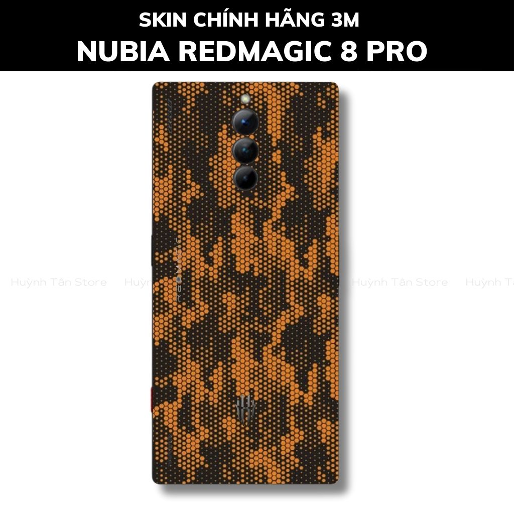 Skin 3m Nubia Redmagic 8 Pro, 8 Pro Plus full body và camera nhập khẩu chính hãng USA phụ kiện điện thoại huỳnh tân store - Mamba Oranger - Warp Skin Collection
