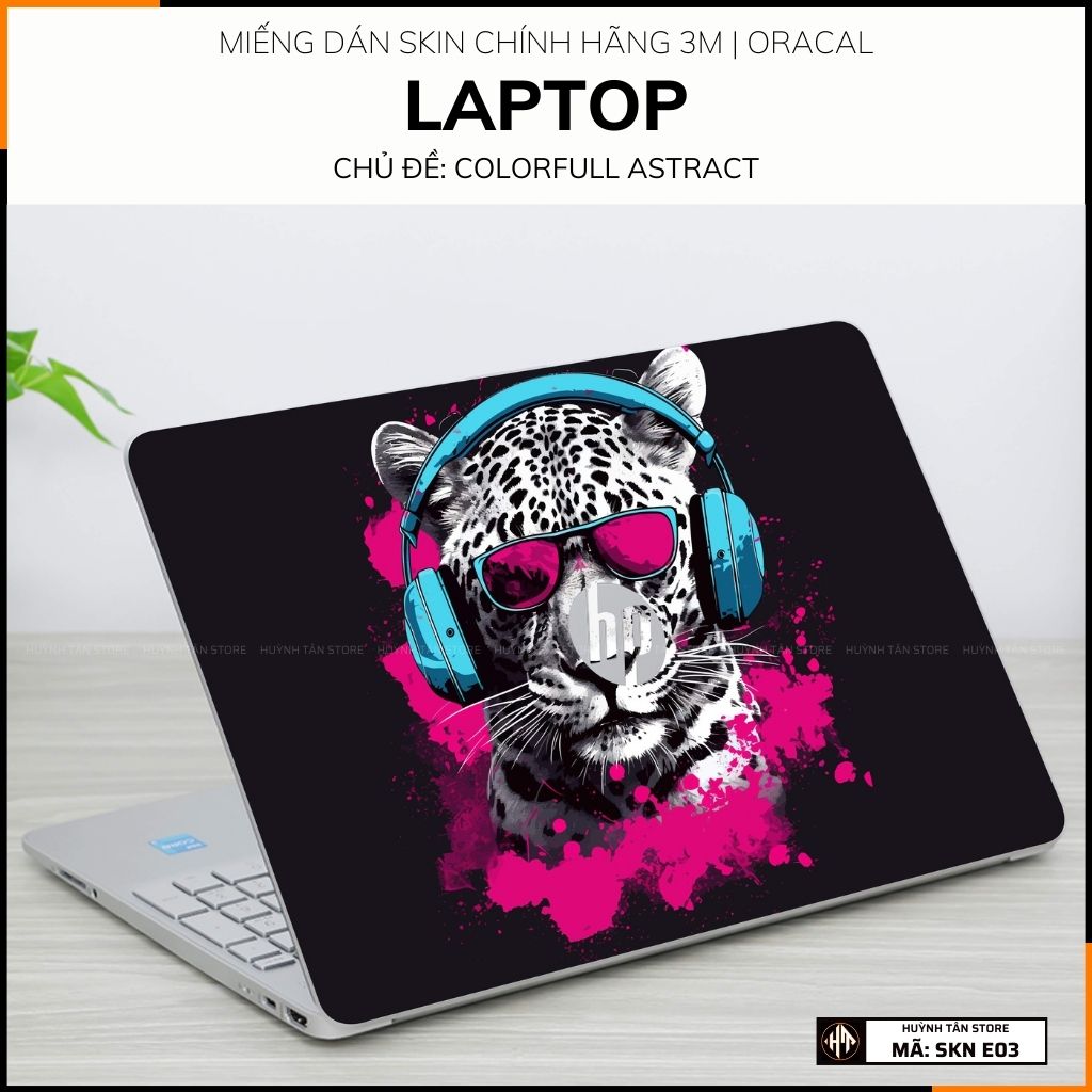 Dán skin laptop asus, dell , acer, hp, msi chính hãng ORAFOL nhập khẩu ĐỨC - SKIN 3M - LAPTOP - COLORFULL ASTRACT - SKN E03 phụ kiện điện thoại huỳnh tân store