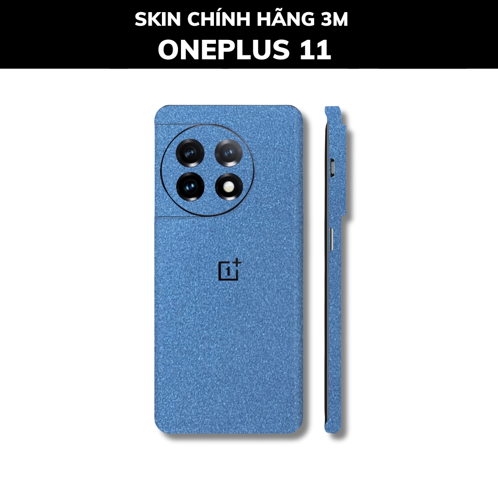 Skin 3m Oneplus 11 full body và camera nhập khẩu chính hãng USA phụ kiện điện thoại huỳnh tân store - Oracle Dove Blue Metallic- Warp Skin Collection