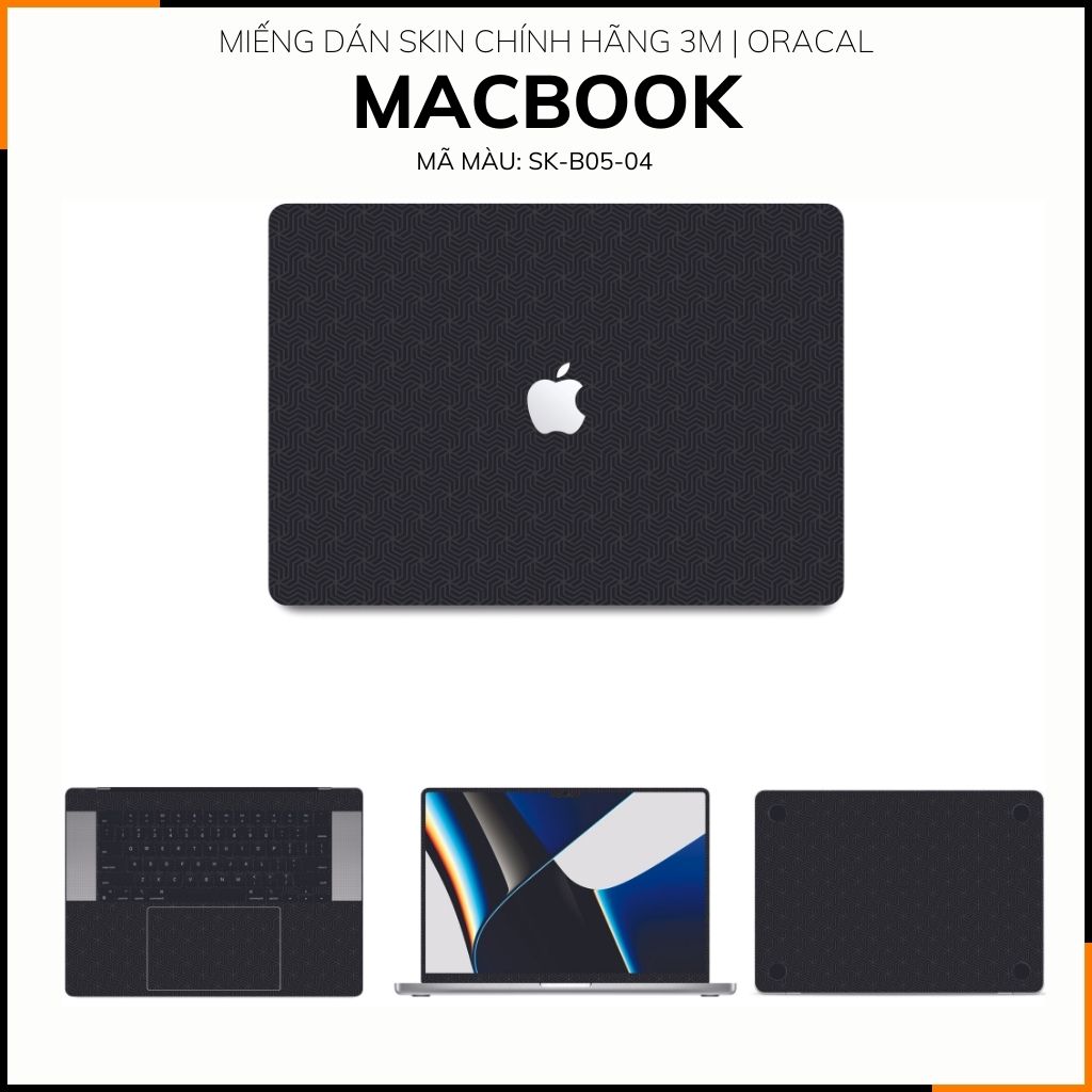 Dán skin macbook pro, macbook air chính hãng 3M nhập khẩu USA - SKIN 3M - MACBOOK - PATTEN TEXTURE 04 - SK-B05-04 phụ kiện điện thoại huỳnh tân store
