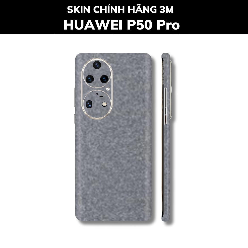 Dán skin điện thoại Huawei P50 Pro full body và camera nhập khẩu chính hãng USA phụ kiện điện thoại huỳnh tân store - Dark Grey - Warp Skin Collection