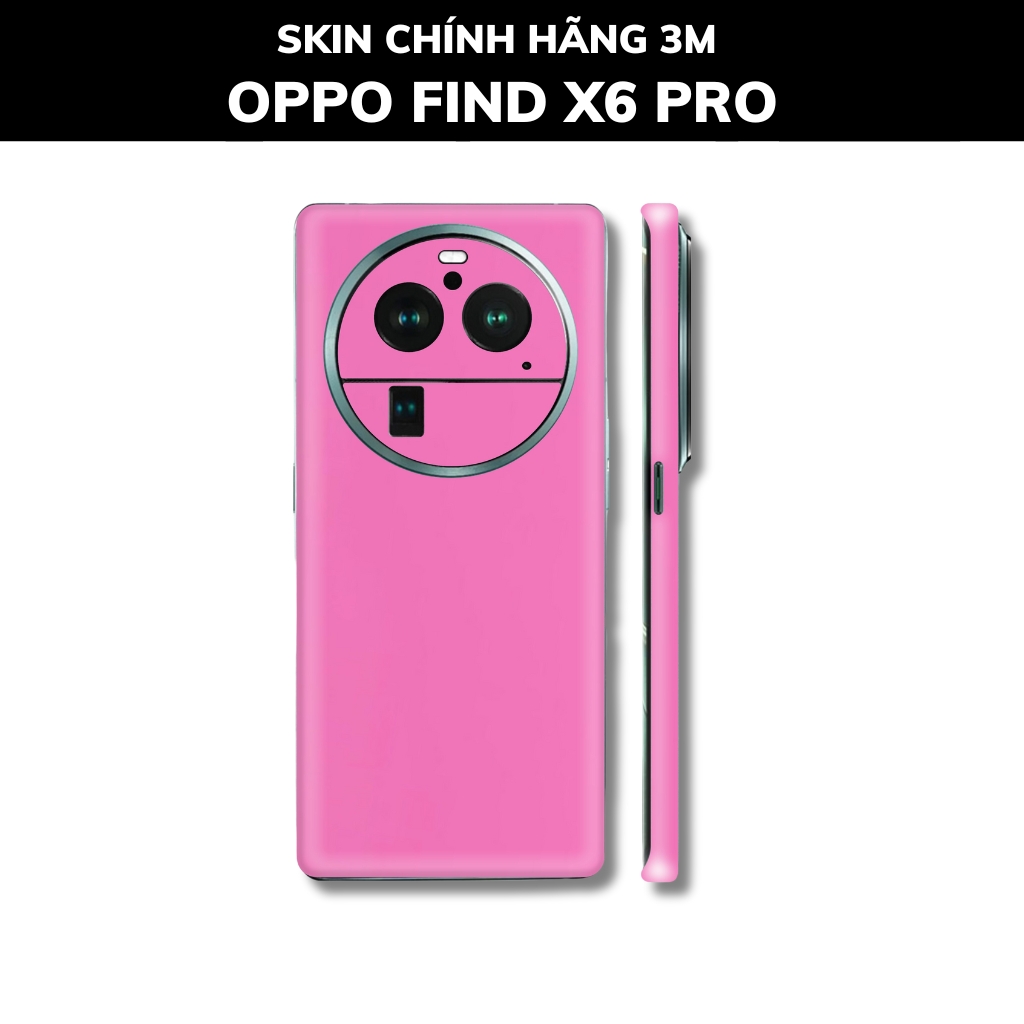 Dán skin điện thoại Oppo Find X6 Pro full body và camera nhập khẩu chính hãng USA phụ kiện điện thoại huỳnh tân store - Oracle Hotpink - Warp Skin Collection