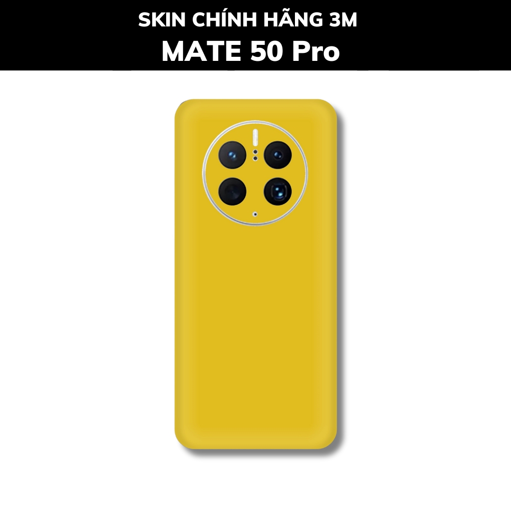 Dán skin điện thoại Huawei Mate 50 Pro full body và camera nhập khẩu chính hãng USA phụ kiện điện thoại huỳnh tân store - Gloss Yellow - Warp Skin Collection