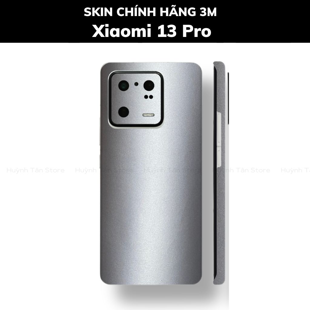 Skin 3m Mi 13 Ultra, Mi 13 Pro, Mi 13  full body và camera nhập khẩu chính hãng USA phụ kiện điện thoại huỳnh tân store - Alumium - Warp Skin Collection