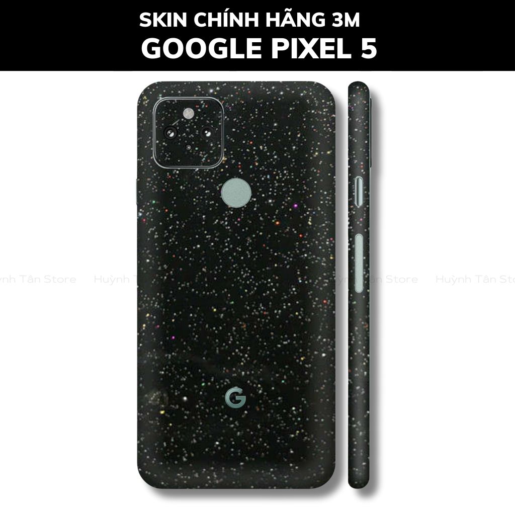 Skin 3m Google Pixel 5, Pixel 5A, Pixel 4A, Pixel 4A 5G full body và camera nhập khẩu chính hãng USA phụ kiện điện thoại huỳnh tân store - Galaxy Black - Warp Skin Collection