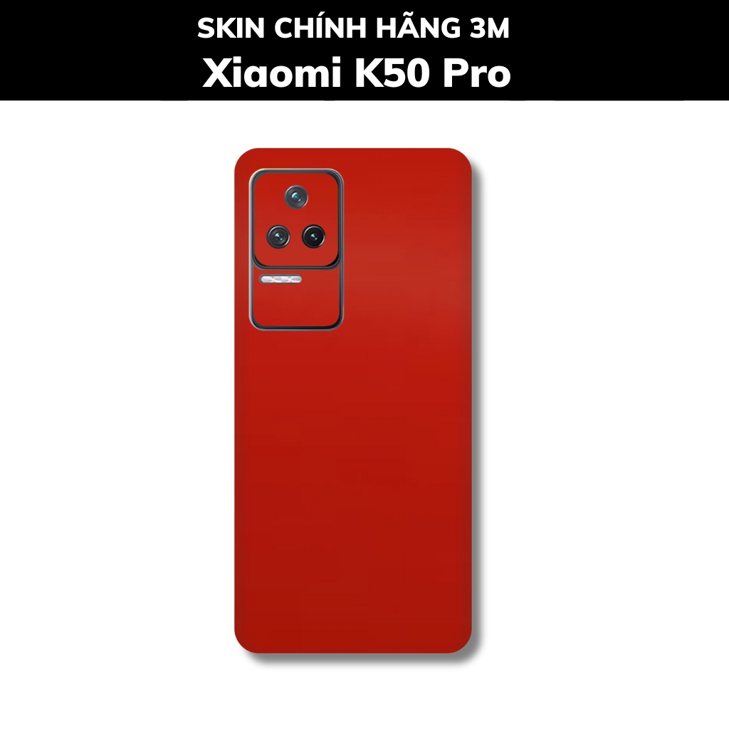 Dán skin điện thoại K50 Pro full body và camera nhập khẩu chính hãng USA phụ kiện điện thoại huỳnh tân store - Matte Red - Warp Skin Collection