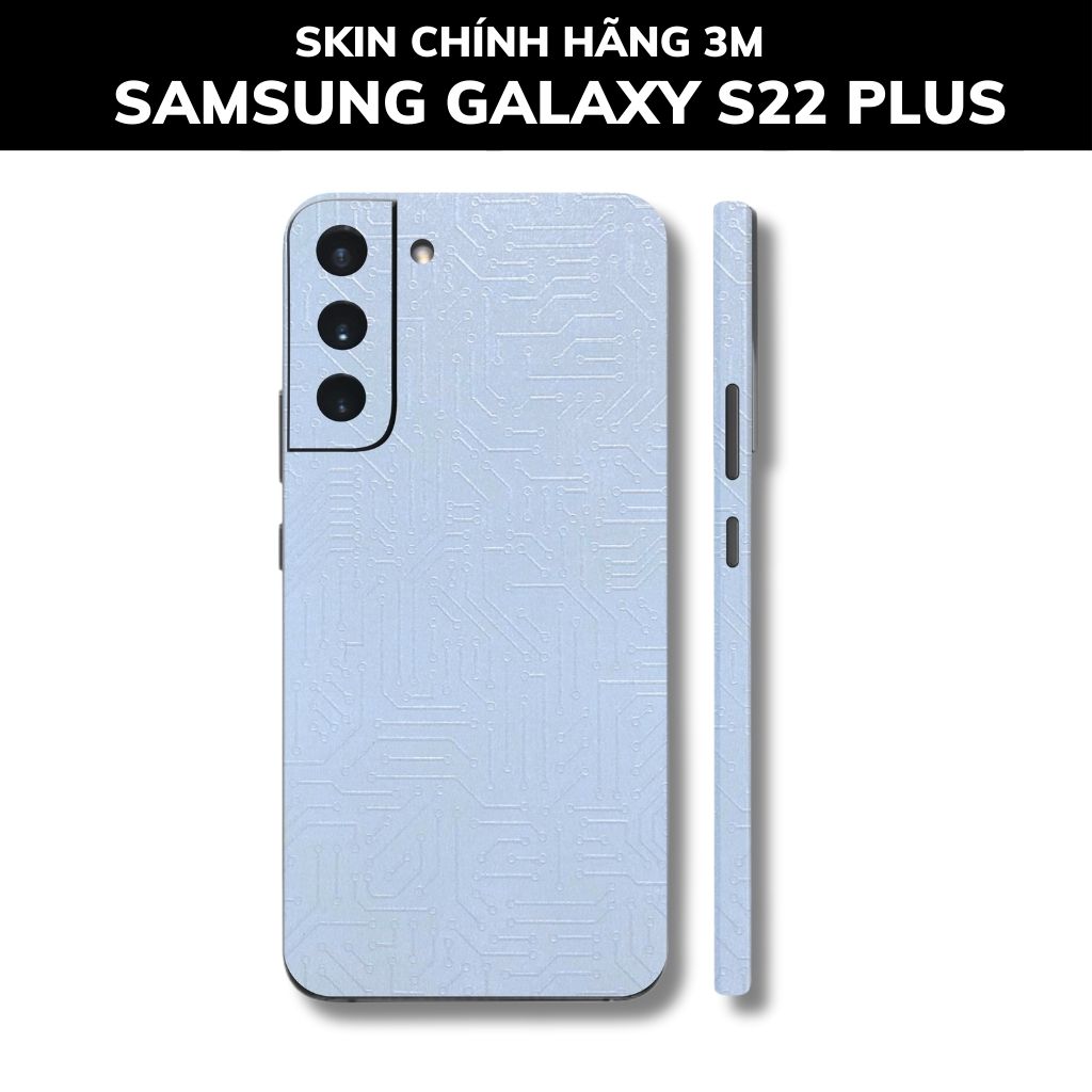 Skin 3m samsung galaxy S22 ultra , S22 plus, S22 full body và camera nhập khẩu chính hãng USA phụ kiện điện thoại huỳnh tân store - Electronic White 2022 - Warp Skin Collection