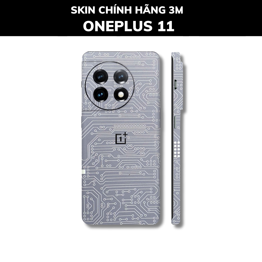 Skin 3m Oneplus 11 full body và camera nhập khẩu chính hãng USA phụ kiện điện thoại huỳnh tân store - Electronic White - Warp Skin Collection