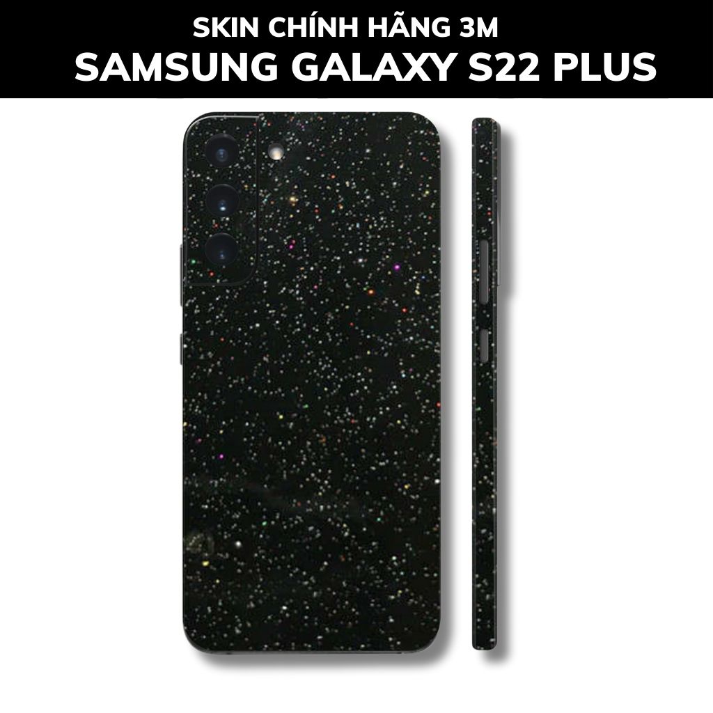 Skin 3m samsung galaxy S22 ultra , S22 plus, S22 full body và camera nhập khẩu chính hãng USA phụ kiện điện thoại huỳnh tân store - Galaxy Black - Warp Skin Collection