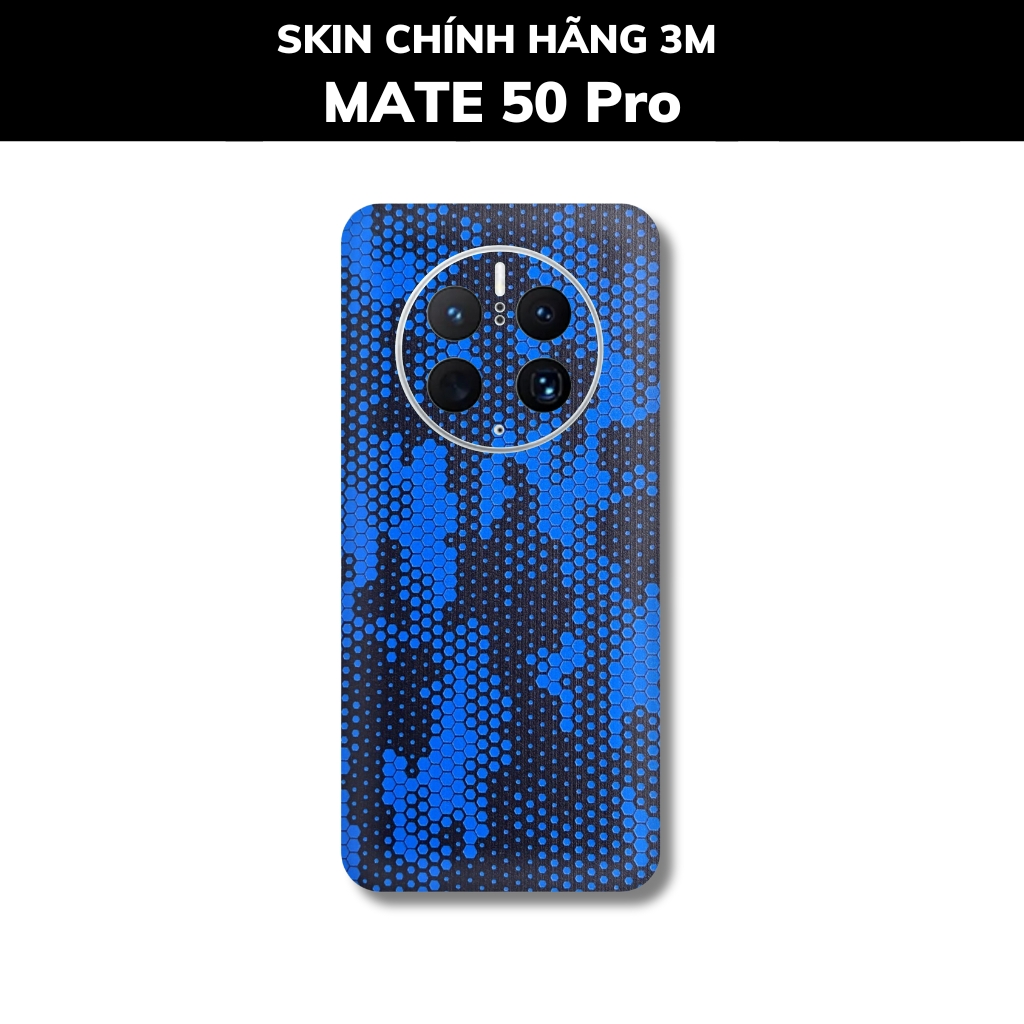 Dán skin điện thoại Huawei Mate 50 Pro full body và camera nhập khẩu chính hãng USA phụ kiện điện thoại huỳnh tân store - Mamba Blue - Warp Skin Collection