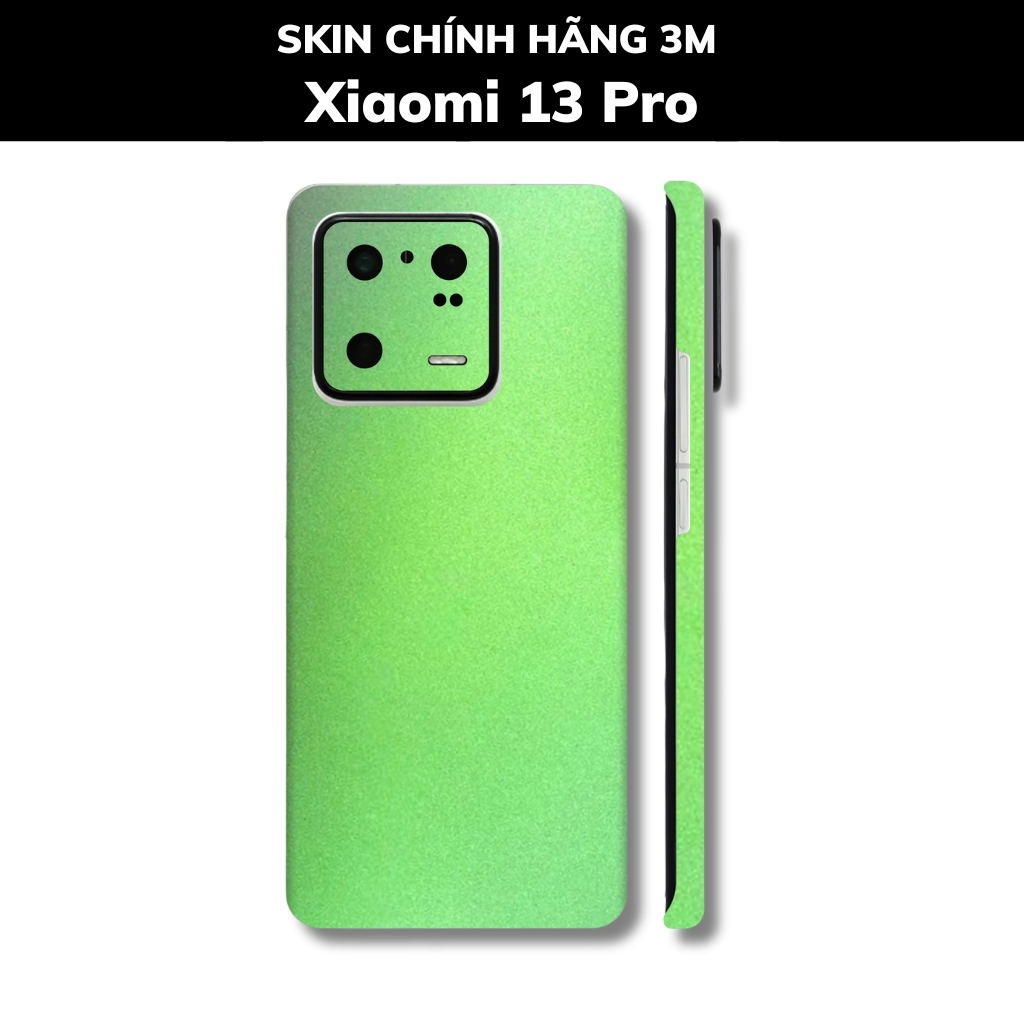 Skin 3m Mi 13 Ultra, Mi 13 Pro, Mi 13  full body và camera nhập khẩu chính hãng USA phụ kiện điện thoại huỳnh tân store - Oracal Green Brown - Warp Skin Collection