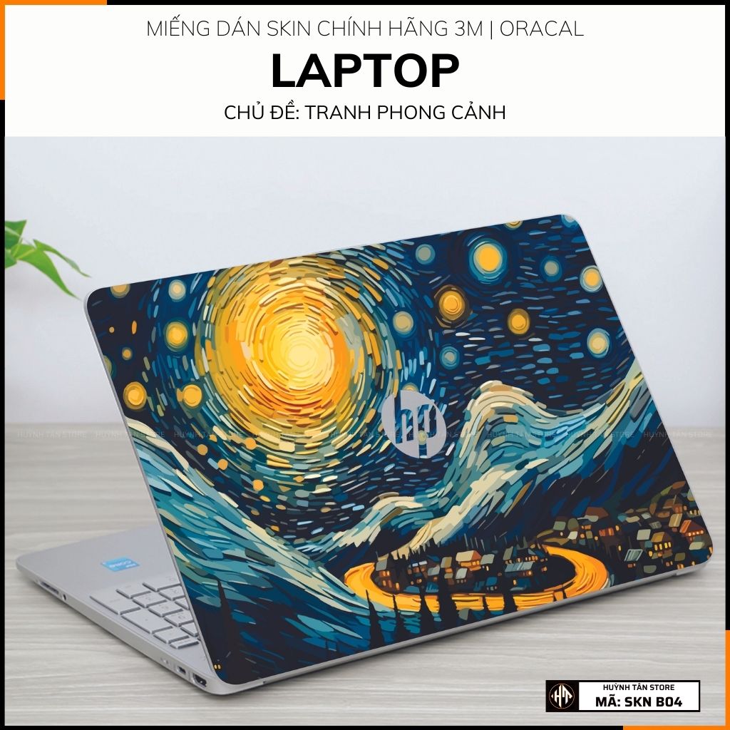 Dán skin laptop asus, dell , acer, hp, msi chính hãng ORAFOL nhập khẩu ĐỨC - SKIN 3M - LAPTOP - TRANH PHONG CẢNH - SKN B04 phụ kiện điện thoại huỳnh tân store