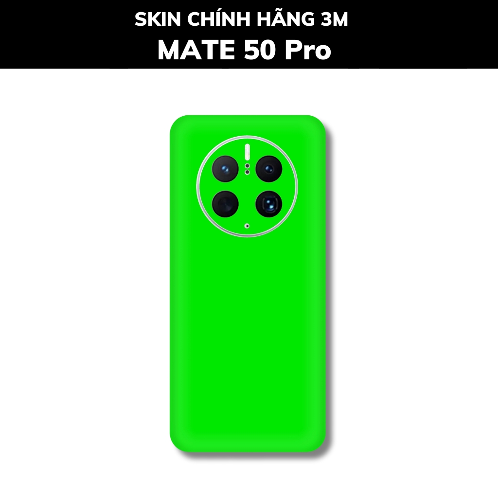 Dán skin điện thoại Huawei Mate 50 Pro full body và camera nhập khẩu chính hãng USA phụ kiện điện thoại huỳnh tân store - Green Neo - Warp Skin Collection