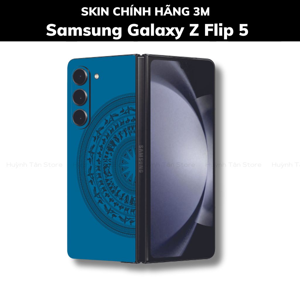 dán skin 3m samsung galaxy z fold 5 full body, camera phụ kiện điện thoại huỳnh tân store - Trống Đồng Series