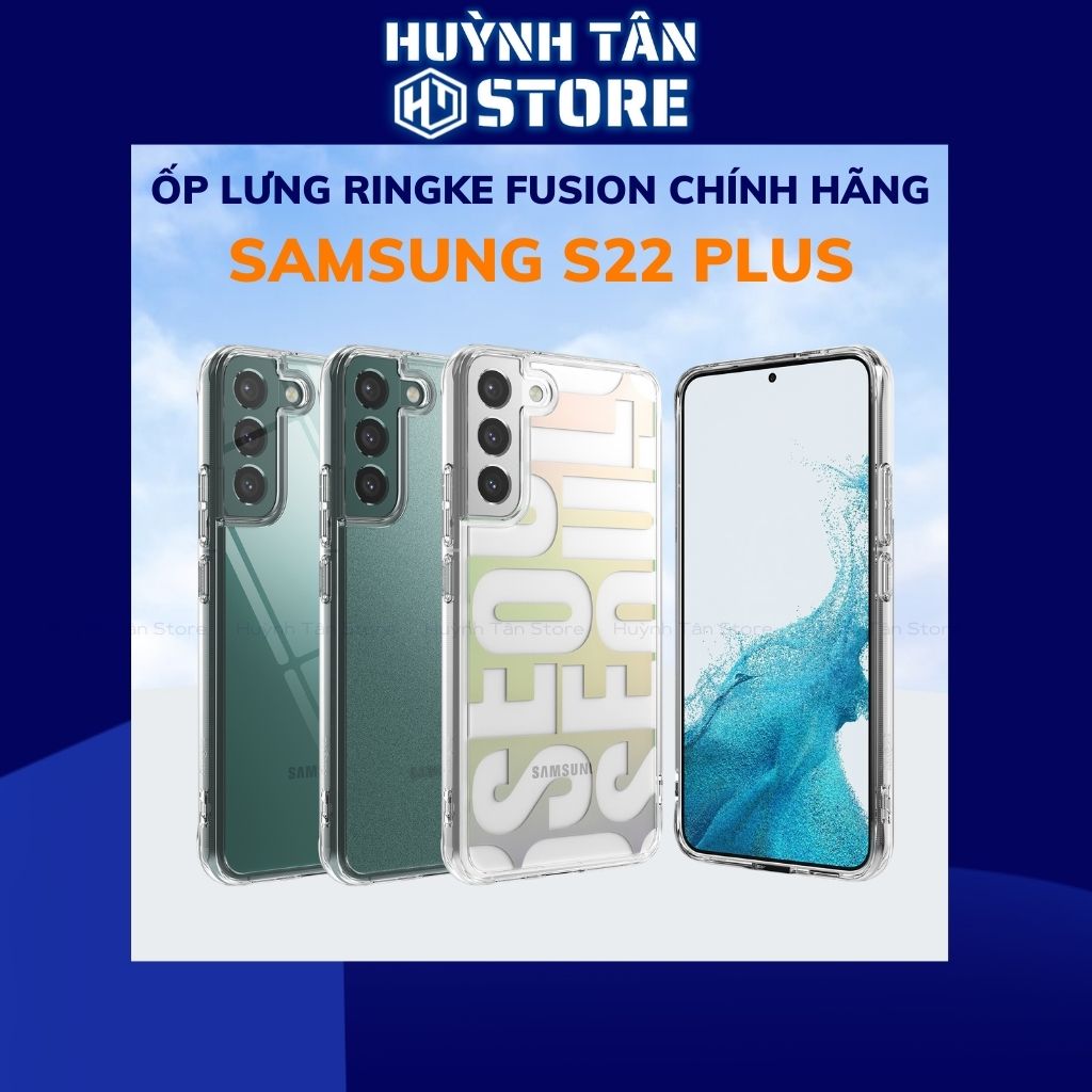 Ốp lưng samsung s22, s22 plus chống sốc Ringke Fusion X chính hãng Korea bảo vệ camera phụ kiện huỳnh tân store