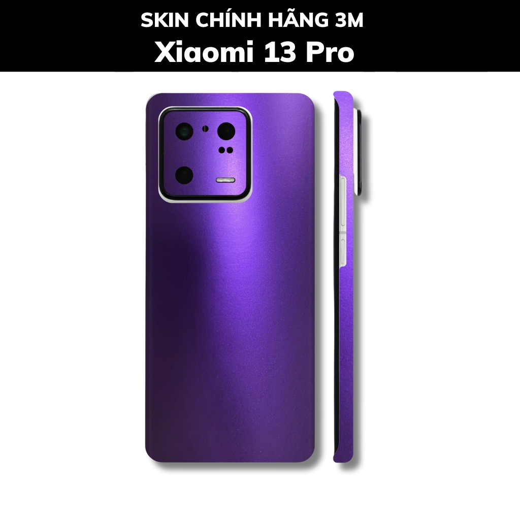 Skin 3m Mi 13 Ultra, Mi 13 Pro, Mi 13  full body và camera nhập khẩu chính hãng USA phụ kiện điện thoại huỳnh tân store - Oracal Deep Pupper - Warp Skin Collection