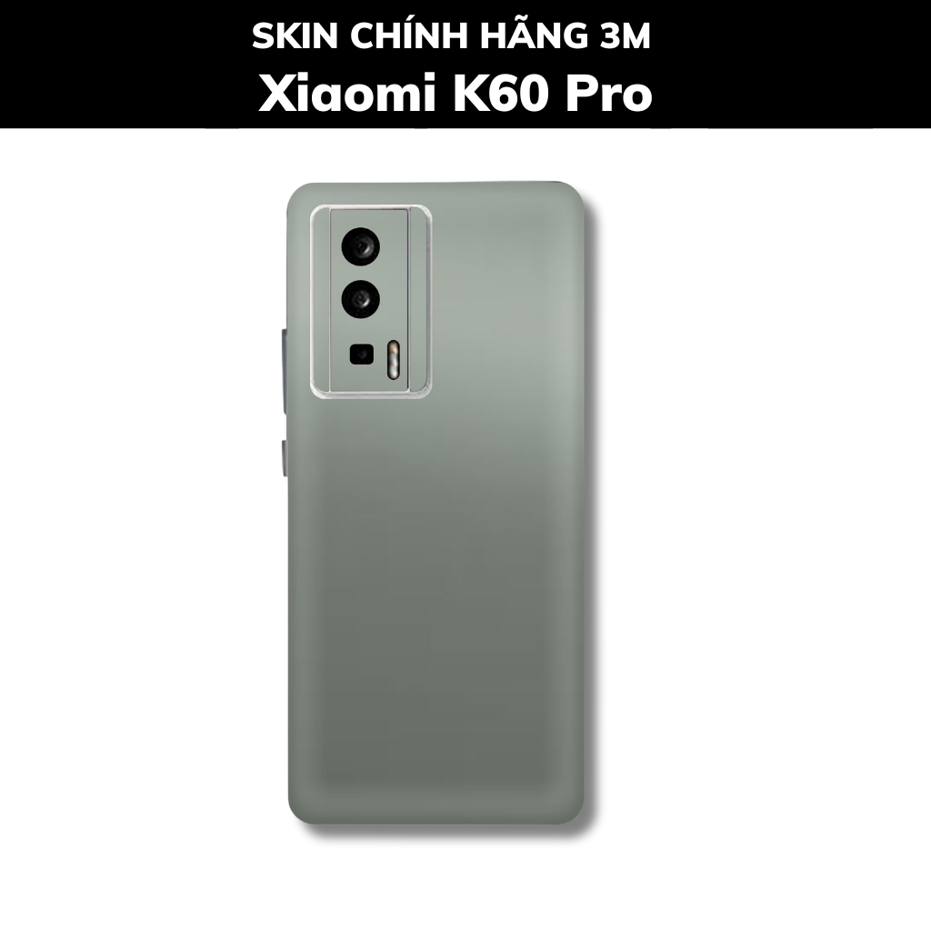 Skin 3m K60, K60 Pro full body và camera nhập khẩu chính hãng USA phụ kiện điện thoại huỳnh tân store - Battleship Grey - Warp Skin Collection
