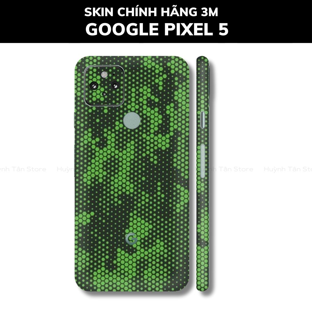 Skin 3m Google Pixel 5, Pixel 5A, Pixel 4A, Pixel 4A 5G full body và camera nhập khẩu chính hãng USA phụ kiện điện thoại huỳnh tân store - Mamba Green - Warp Skin Collection