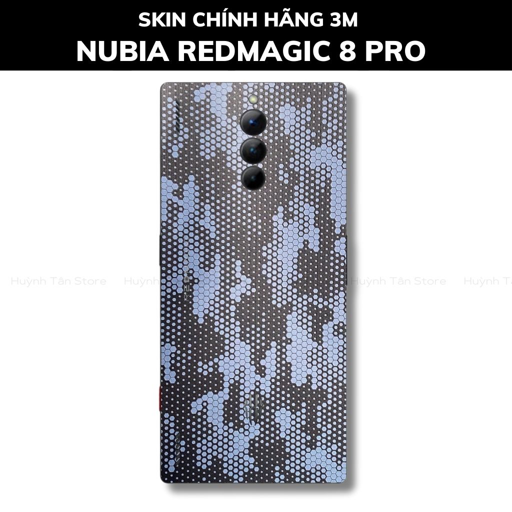 Skin 3m Nubia Redmagic 8 Pro, 8 Pro Plus full body và camera nhập khẩu chính hãng USA phụ kiện điện thoại huỳnh tân store - Mamba Light Blue - Warp Skin Collection