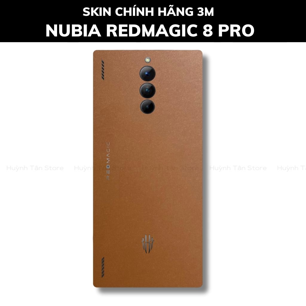 Skin 3m Nubia Redmagic 8 Pro, 8 Pro Plus full body và camera nhập khẩu chính hãng USA phụ kiện điện thoại huỳnh tân store - Caramel - Warp Skin Collection