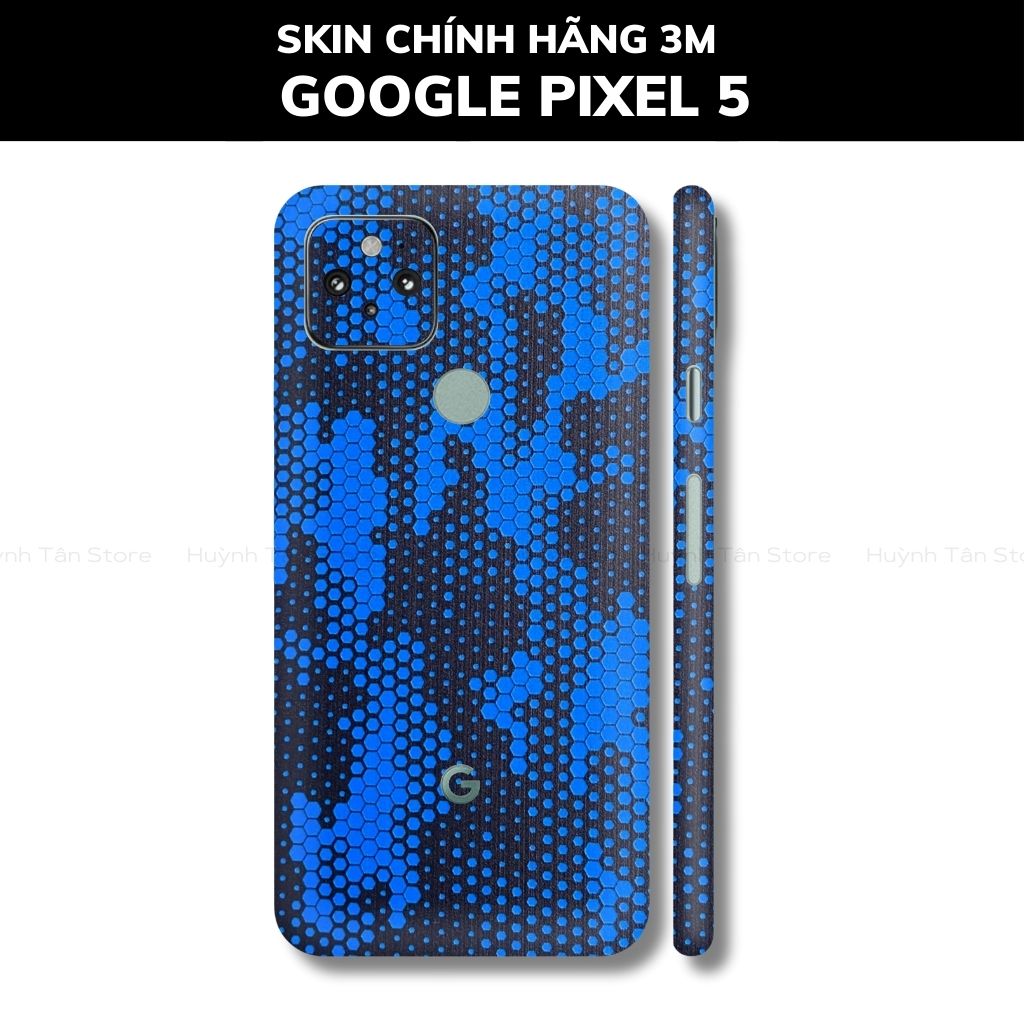 Skin 3m Google Pixel 5, Pixel 5A, Pixel 4A, Pixel 4A 5G full body và camera nhập khẩu chính hãng USA phụ kiện điện thoại huỳnh tân store - Mamba Blue - Warp Skin Collection