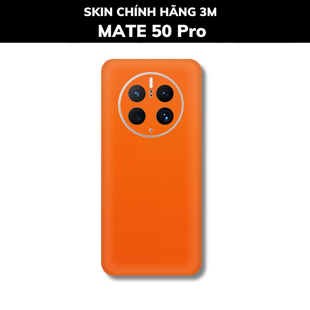 Dán skin điện thoại Huawei Mate 50 Pro full body và camera nhập khẩu chính hãng USA phụ kiện điện thoại huỳnh tân store - Matte Oranger - Warp Skin Collection