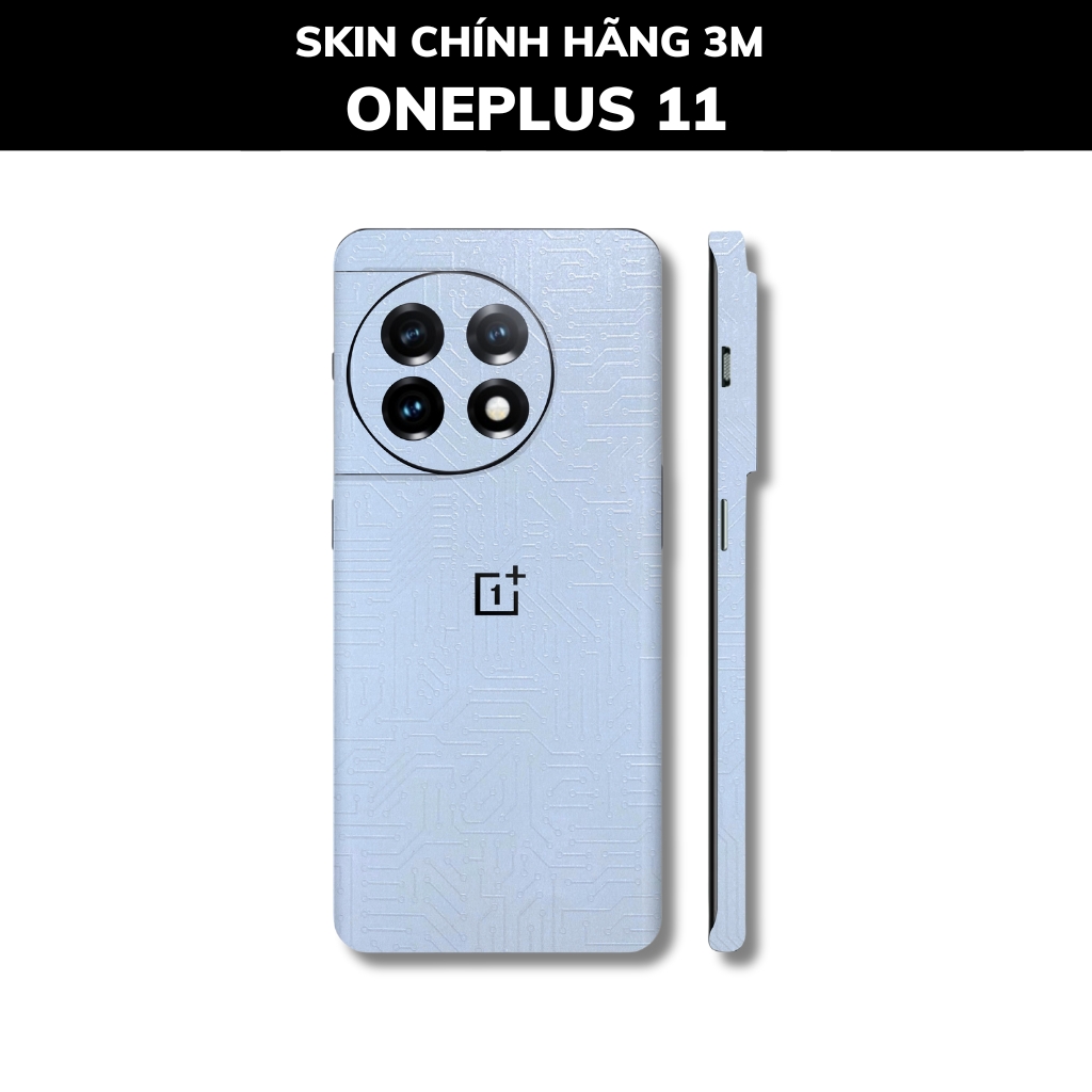 Skin 3m Oneplus 11 full body và camera nhập khẩu chính hãng USA phụ kiện điện thoại huỳnh tân store - Electronic White 2022 - Warp Skin Collection