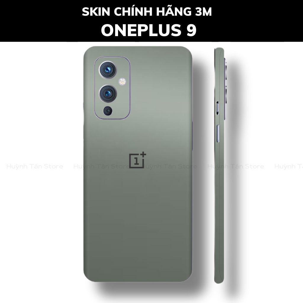 Skin 3m Oneplus 9R, 9 Pro, 9 full body và camera nhập khẩu chính hãng USA phụ kiện điện thoại huỳnh tân store - Battelship Grey - Warp Skin Collection