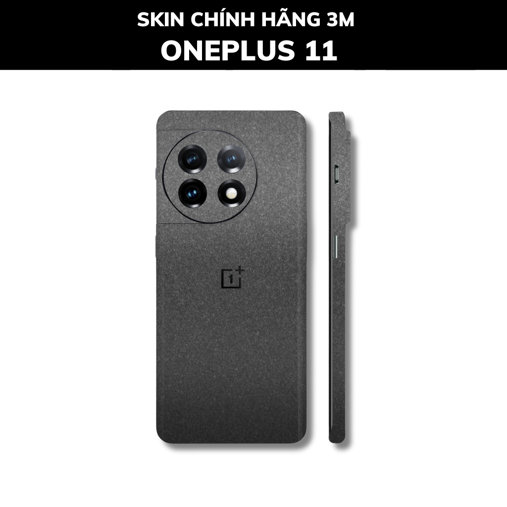 Skin 3m Oneplus 11 full body và camera nhập khẩu chính hãng USA phụ kiện điện thoại huỳnh tân store - Dark Grey - Warp Skin Collection