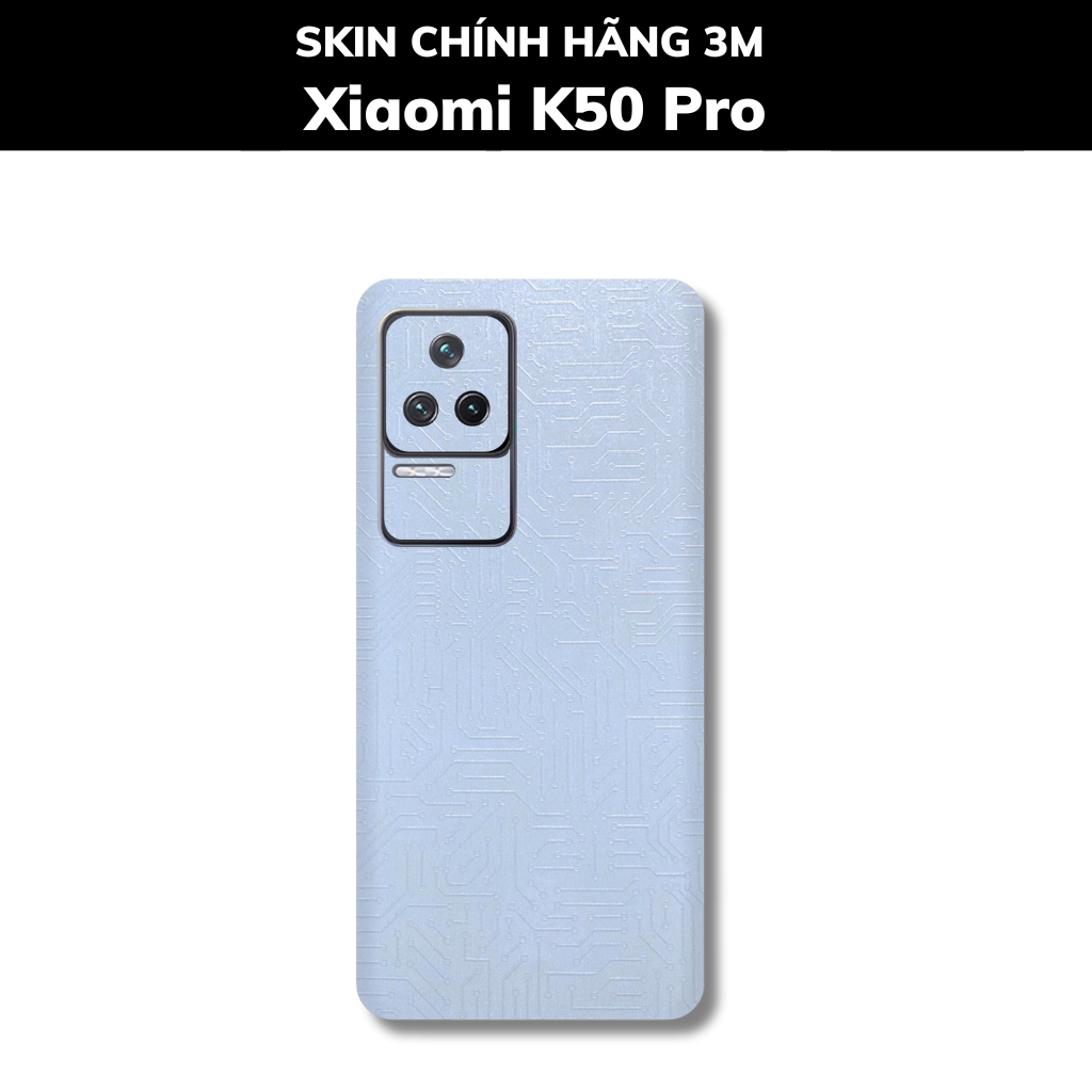 Dán skin điện thoại K50 Pro full body và camera nhập khẩu chính hãng USA phụ kiện điện thoại huỳnh tân store - Electronic White 2022 - Warp Skin Collection