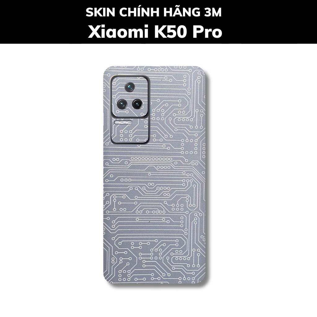 Dán skin điện thoại K50 Pro full body và camera nhập khẩu chính hãng USA phụ kiện điện thoại huỳnh tân store - Electronic White - Warp Skin Collection