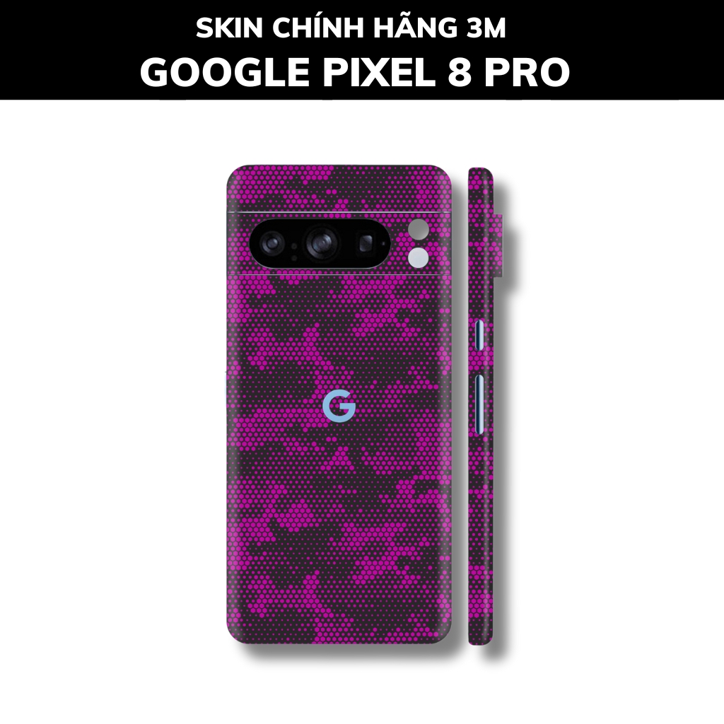 Dán skin điện thoại Pixel 8, Pixel 8 Pro full body và camera nhập khẩu chính hãng USA phụ kiện điện thoại huỳnh tân store - Mamba Purple - Warp Skin Collection