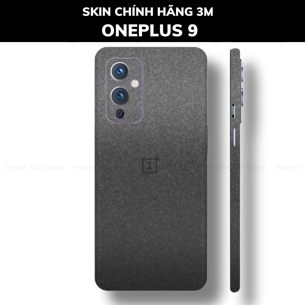 Skin 3m Oneplus 9R, 9 Pro, 9 full body và camera nhập khẩu chính hãng USA phụ kiện điện thoại huỳnh tân store - Dark Grey - Warp Skin Collection