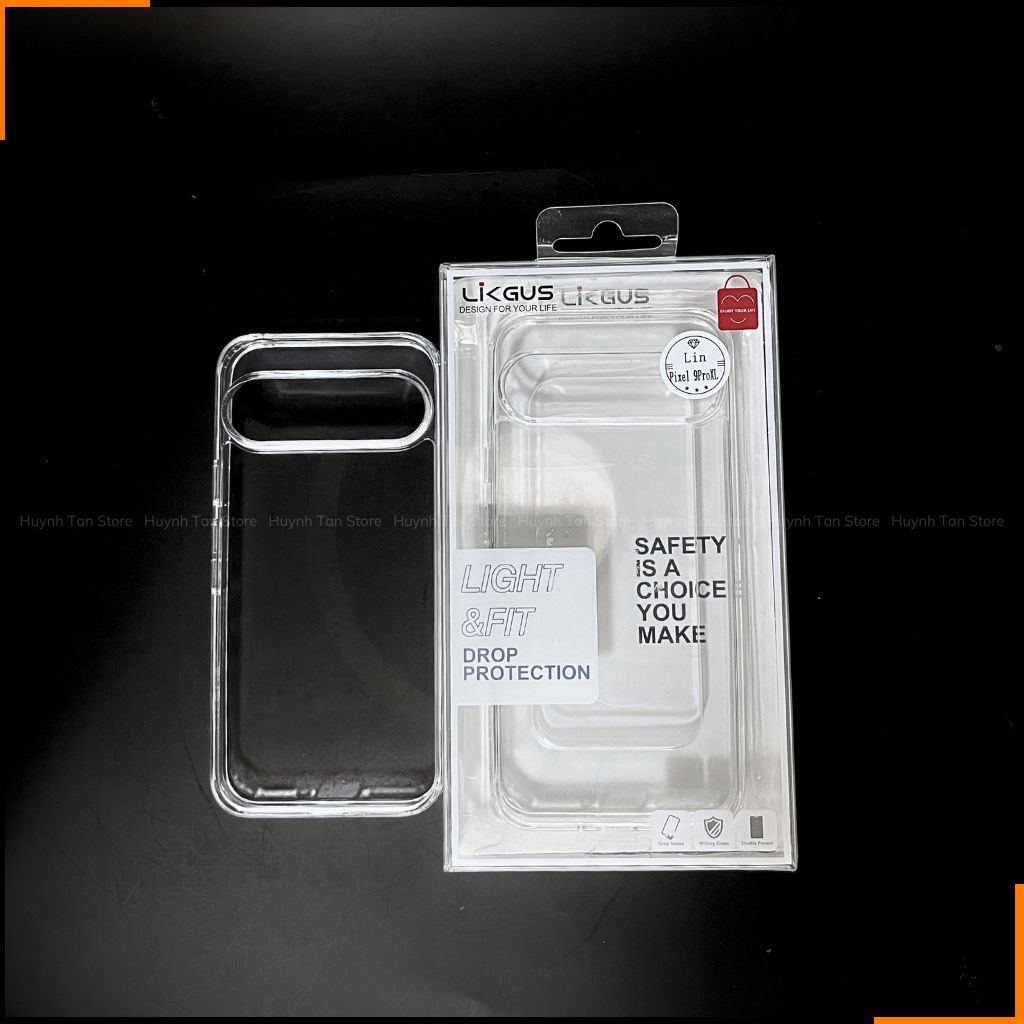 Ốp lưng LikGus trong suốt chống sốc bảo vệ camera Google Pixel 9 pro xl 9 pro 9 chính hãng huỳnh tân store