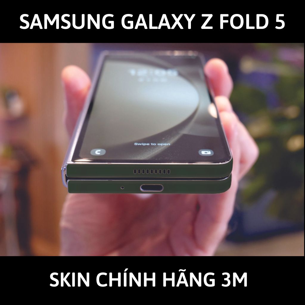 dán skin 3m samsung galaxy z fold 5 full body, camera phụ kiện điện thoại huỳnh tân store - Grass Green