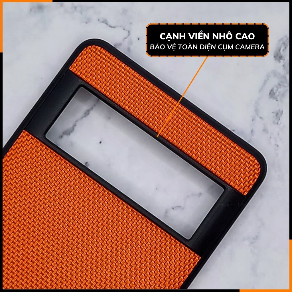 Ốp lưng pixel 8 nhựa dẻo vải nylon nhiều màu chống bám vân tay bảo vệ camera phụ kiện huỳnh tân store