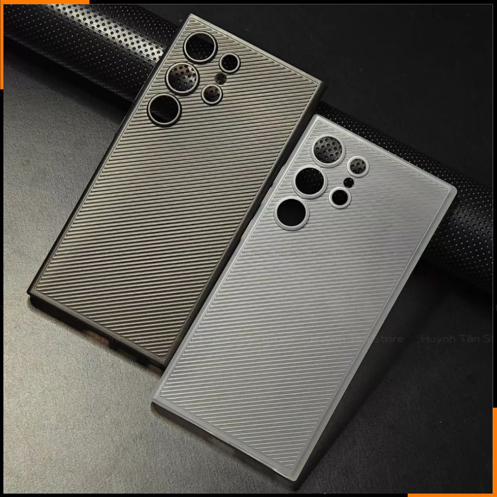 Ốp lưng Samsung S24, S24 plus, S24 ultra, s23 ultra TPU vân sóng chéo siêu mỏng ôm sát thân máy bảo vệ camera MATTE HUTA