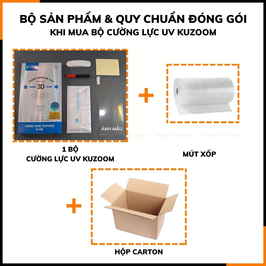 Cường lực vivo x100 pro UV trong suốt keo lỏng chính hãng kuzoom chống va đập vân tay nhạy phụ kiện huỳnh tân store