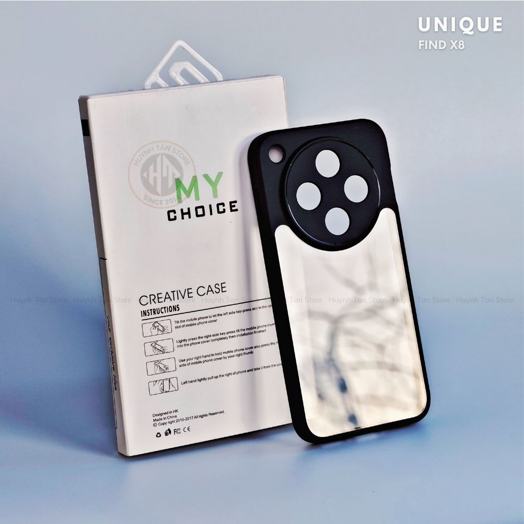 Ốp lưng oppo find x8 ultra x8 pro x8s plus x7 ultra chống sốc chống vân tay UNIQUE bảo vệ camera phụ kiện huỳnh tân store