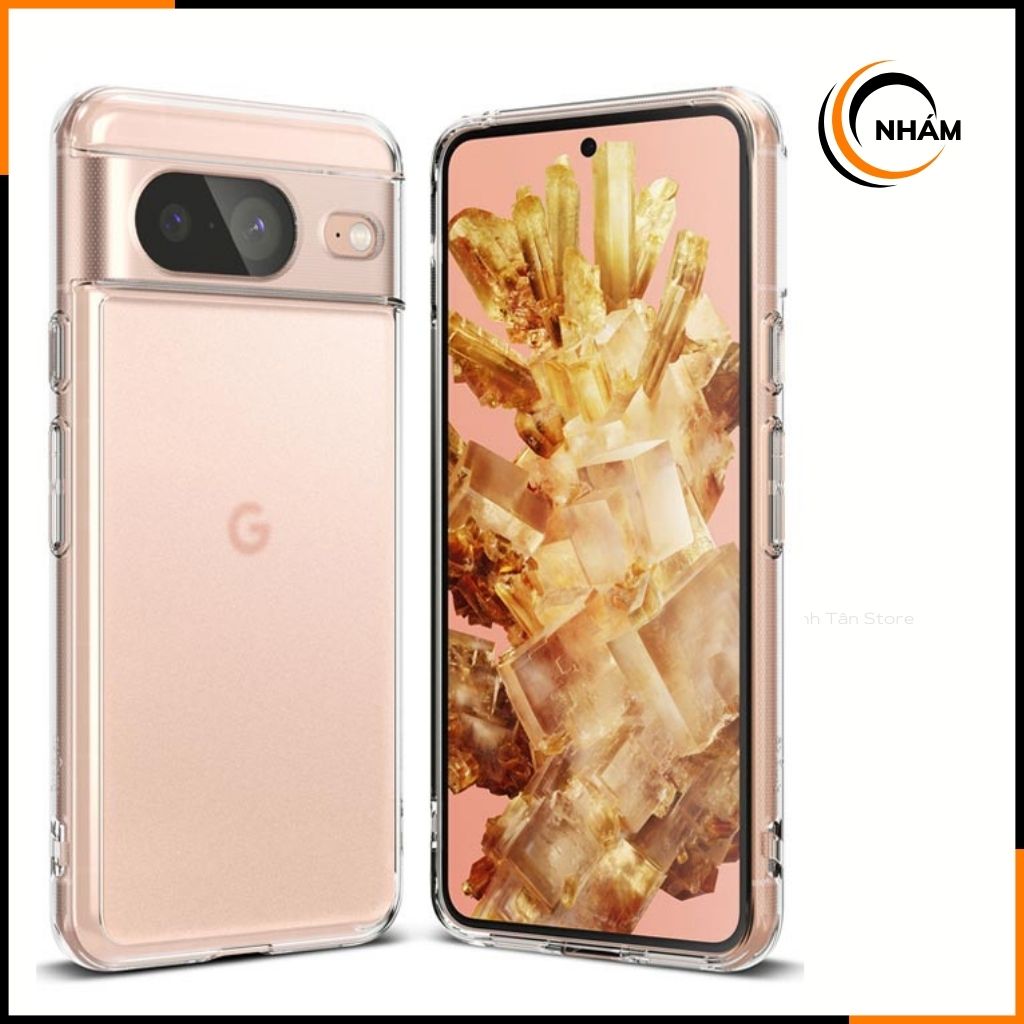 Ốp lưng google pixel 8 RINGKE chính hãng trong suốt chống sốc FUSION X chống ố vàng phụ kiện điện thoại huỳnh tân