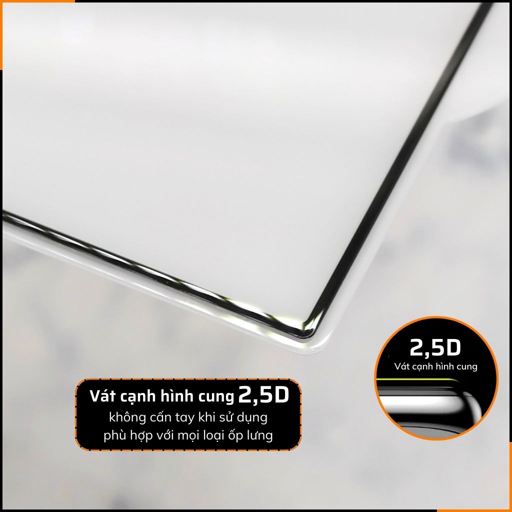 Cường lực samsung s24 ultra s24 plus s24 s24FE / s23 FE trong suốt full màn hình chống bám vân tay chính hãng KUZOOM  phụ kiện điện thoại huỳnh tân store