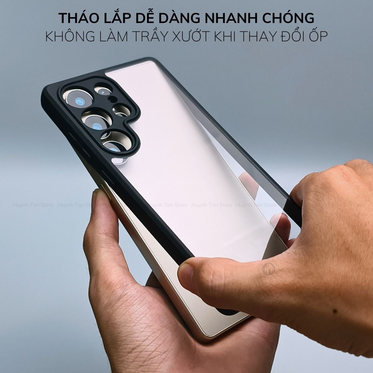 Ốp lưng samsung s25 ultra s25 edge s24 fe s23 fe s22 ultra chống sốc chống vân tay UNIQUE bảo vệ camera phụ kiện huỳnh tân store