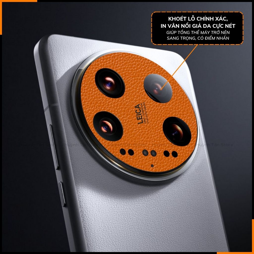 Miếng dán camera xiaomi mi 14t mi 14t pro  mi 14 ultra 13 ultra 13 14 pro skin da in logo Leica chống trầy xướt bảo vệ camera huỳnh tân