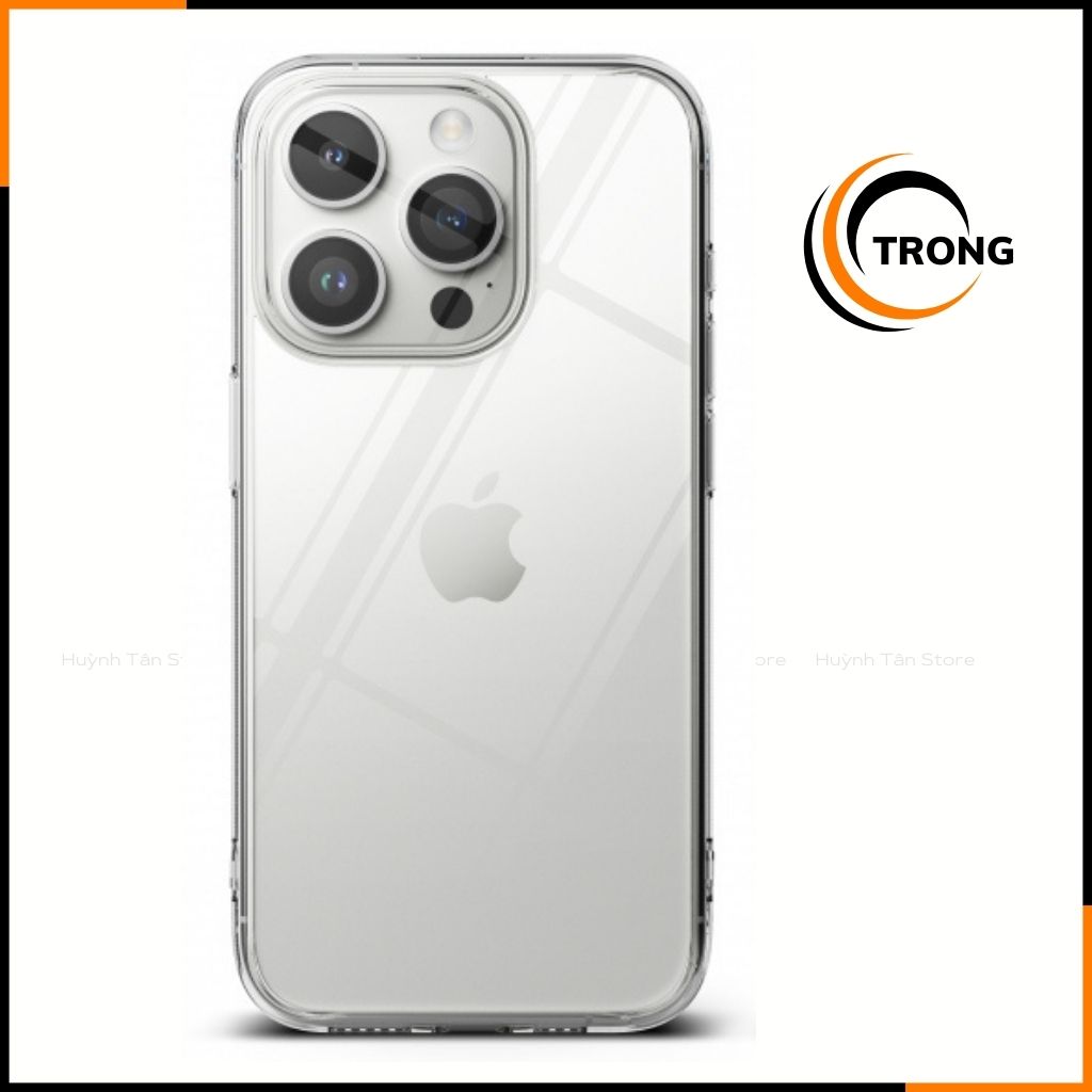 Ốp lưng iphone 15 pro max RINGKE chính hãng trong suốt chống sốc FUSION chống ố vàng phụ kiện điện thoại huỳnh tân