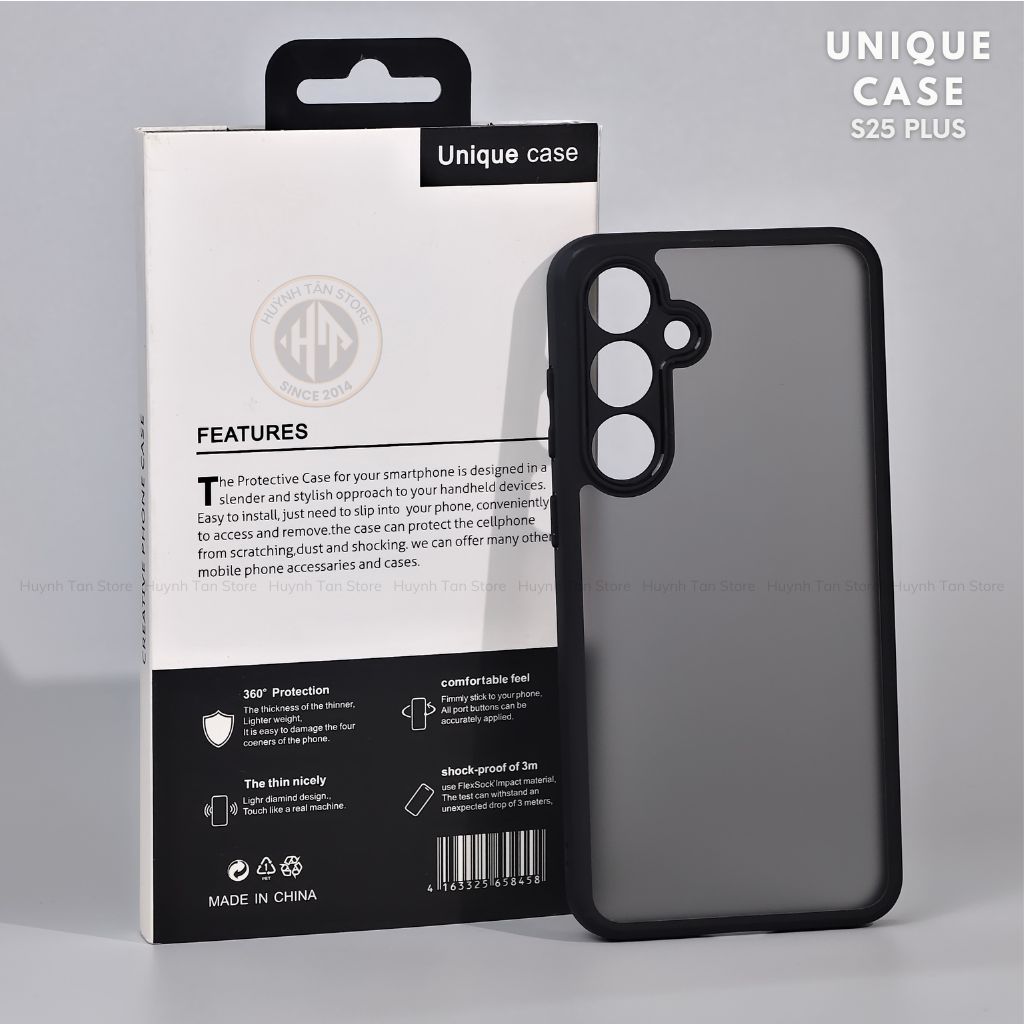 Ốp lưng samsung s25 ultra s25 edge s24 fe s23 fe s22 ultra chống sốc chống vân tay UNIQUE bảo vệ camera phụ kiện huỳnh tân store