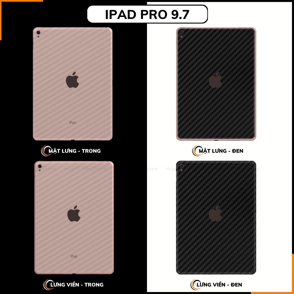 Dán skin ipad pro 11 gen 8 mini 6 air 2020 inch full body và camera vân carbon phụ kiện huỳnh tân store.