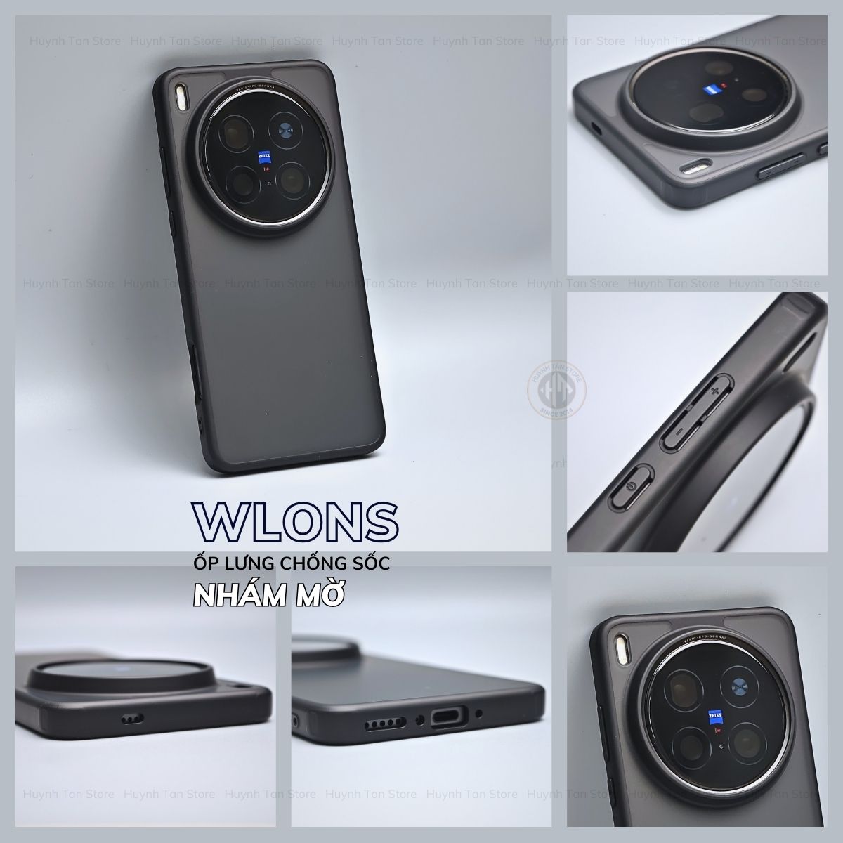 Ốp lưng vivo x200 ultra x200s x200 pro mini x100 pro chống sốc chính hãng WLONS phụ kiện huỳnh tân store